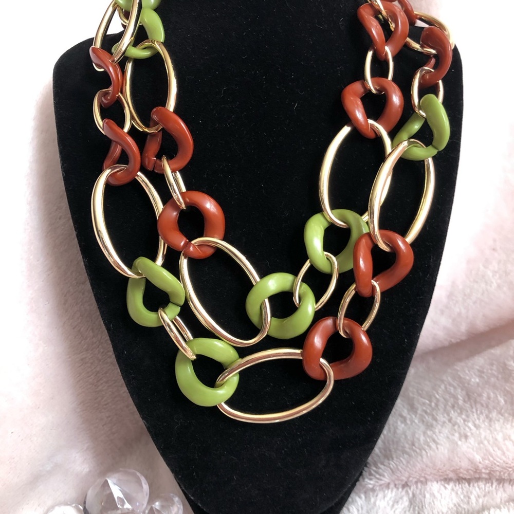 NWT Betsey Johnson Link Chain Necklace